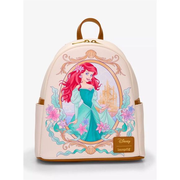 Loungefly Disney The Little Mermaid Ariel Portrait Mini Backpack - Picture 2 of 5